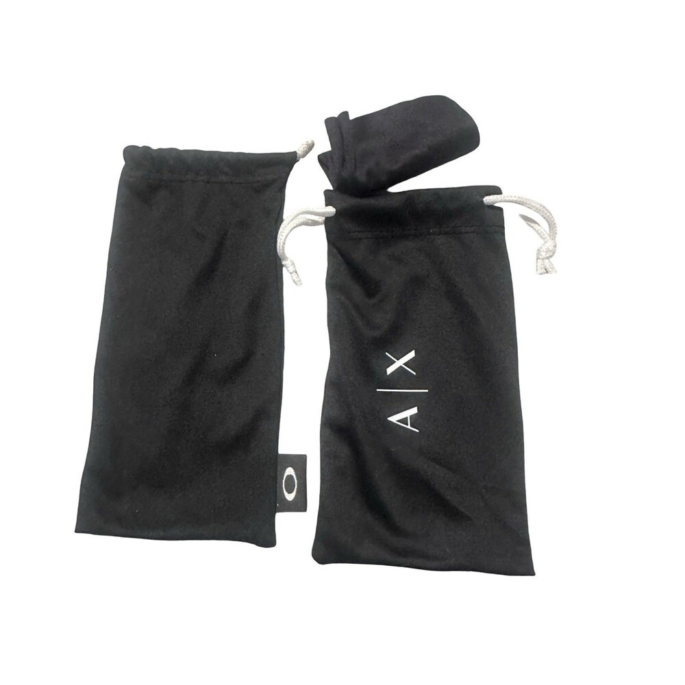 Oakley and Armani Sunglasses Case Drawstring  Sleeve Made USA Microfiber Pouch